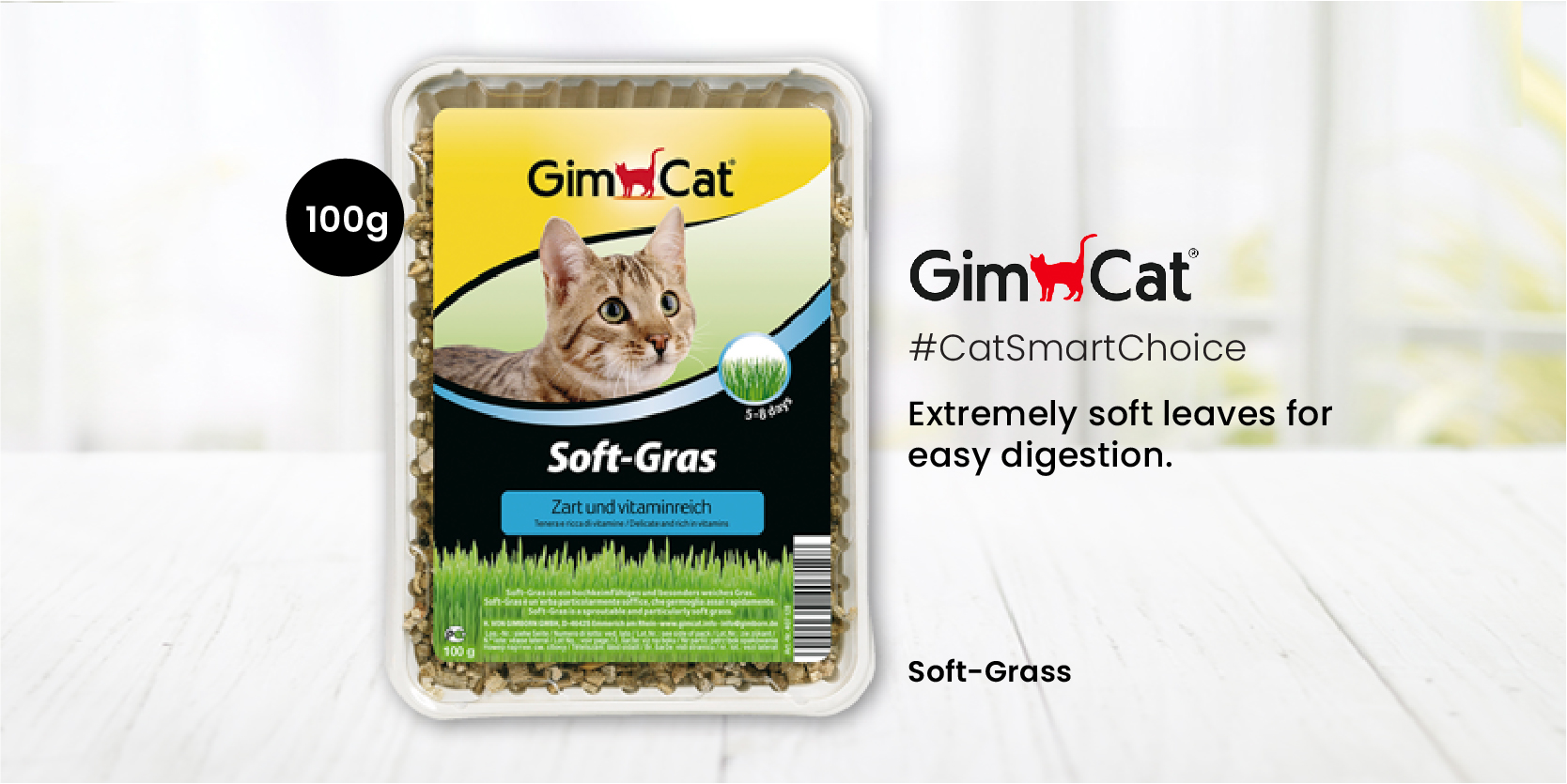  GimCat Cat-Grass Soft-Grass 100g.